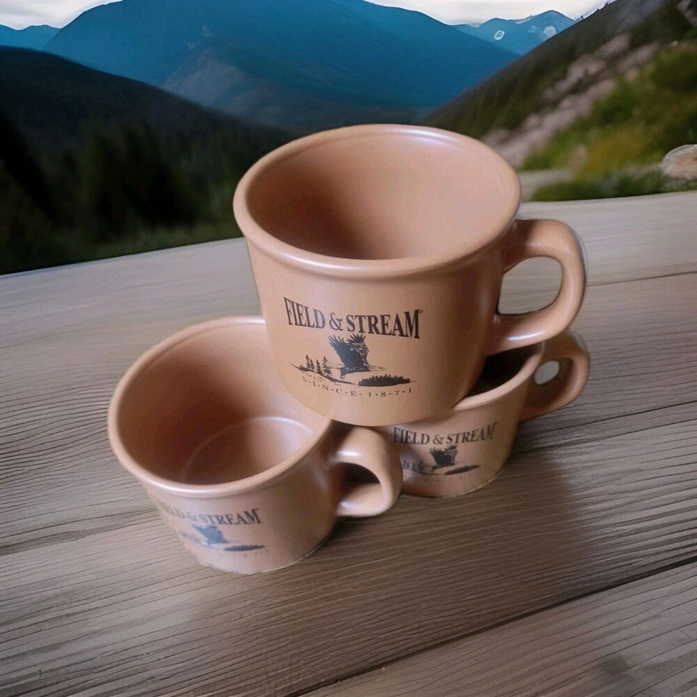 Field And Stream Outdoor Adventures Stoneware Mug Set Of 3